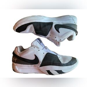 Nike Ja 1 'Scratch 2.0' sneaker White and Black Mesh Low-Top Sneakers